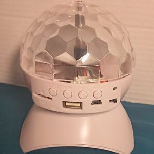 Bluetooth Speaker LED Disco Ball Light